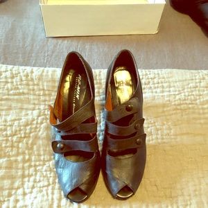 RE-MIX Black Combo Heels - Jules